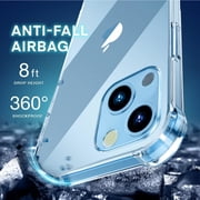 For Samsung Galaxy A35 5G Hybrid Transparent 3in1 Corner Tough Durable Detachable Shockproof Frame Hard PC + TPU Slim Phone Case Cover by Xpression - Clear