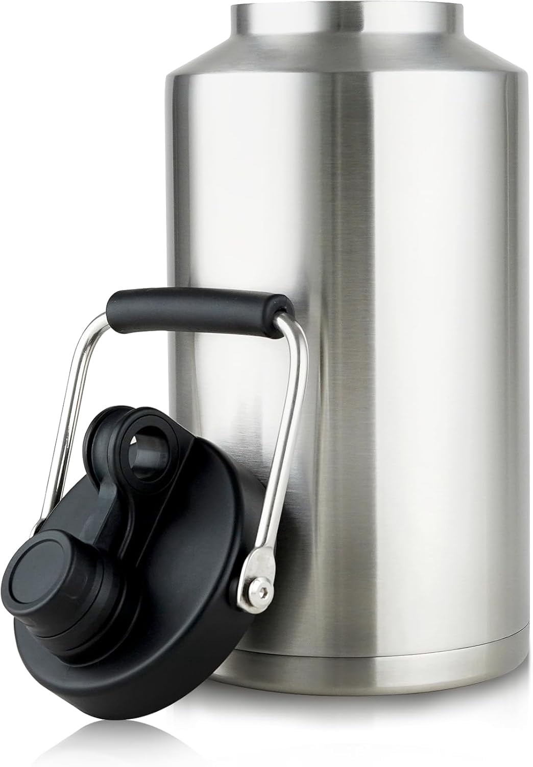1 Gallon Water Jug Bottle Insulated, 128oz Stainless  Water Bottle Wide Mouth Double Vacuum Dishwasher Safe  for Hot & Cold Drinks Stainless Steels