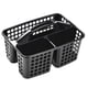 thumbnail image 1 of Cesta de ducha ALINK de plástico con compartimentos, color negro, 1 of 5