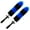 Blue Brush x2, variant on MaximalPower 18’’ Long Wheel Barrel Brush for Car Wheel Rim Detailing Brush - Car Brush Tire Detail Brush Soft Bristle Multipurpose For Exhaust Tips Motorcycles (Red Brush)
