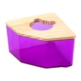 thumbnail image 2 of Guiexla Hamster Bathroom Transparent Hamster Sandbox Detachable Small Animal Sand Bath Container Small Pet Supplies, 2 of 8