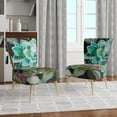 thumbnail image 4 of Designart "Floral Succulents" Upholstered Traditional Accent Chair - Arm Chair, 4 of 5