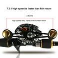 thumbnail image 5 of MixMart Fishing Reel High Hardness Adjustable Metal Spinning Reel High Speed Baitcaster with 13+1 Ball Bearings for Outdoor, 5 of 6