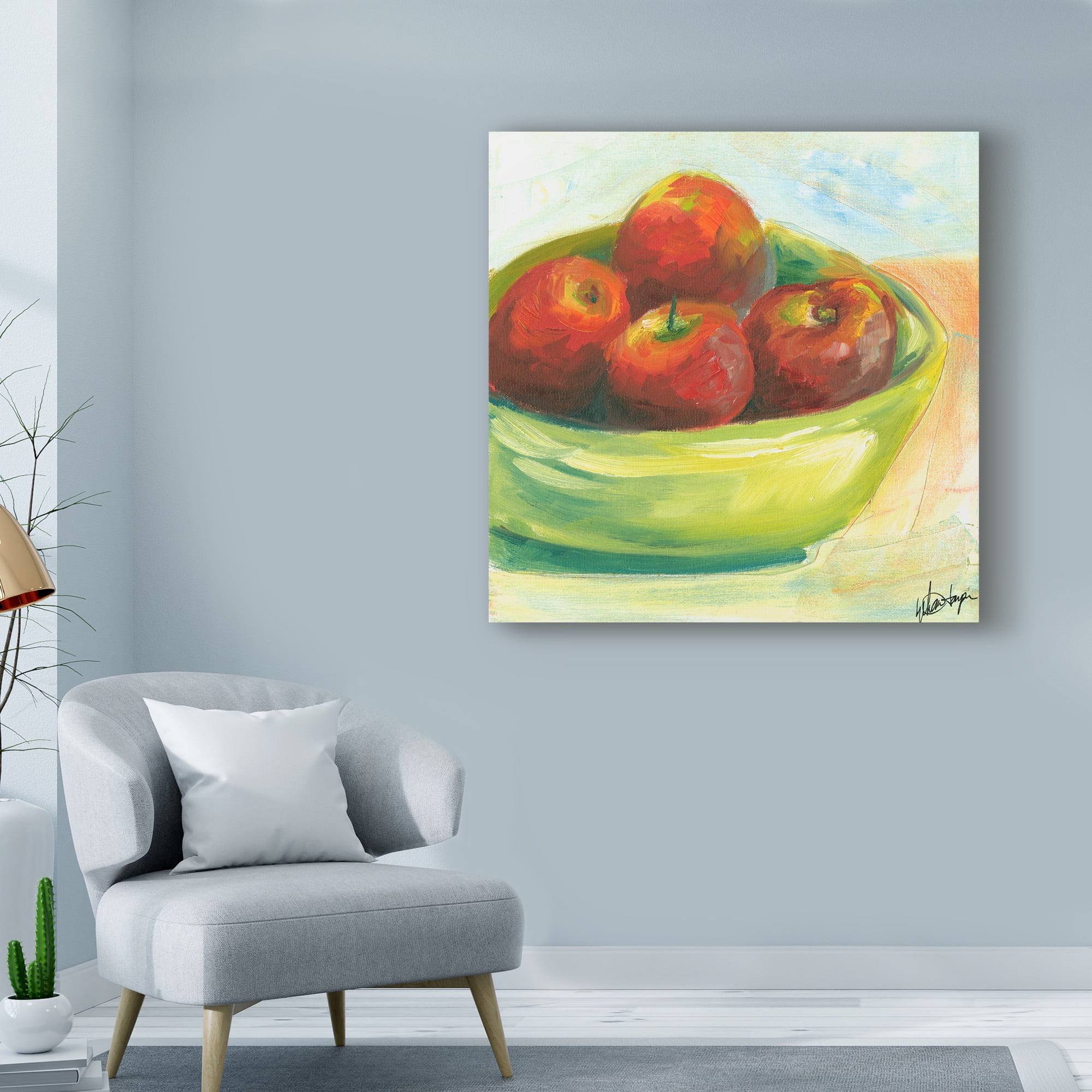 Trademark Fine Art 'Bowl of Fruit III' Canvas Art by Ethan Harper