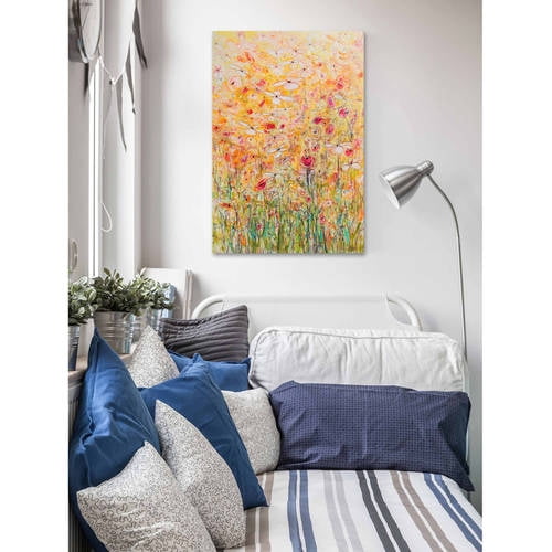 "Daisy Chain 10" Painting Print on Wrapped Canvas