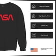 thumbnail image 6 of Vintage NASA Worm Logo Crewneck Sweatshirt Astronaut Space Exploration Emblem, 6 of 7