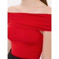 thumbnail image 5 of Off-Shoulder Ruched Bodycon Top, 5 of 5