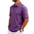 thumbnail image 3 of Men's Polo Shirts Short Sleeve Quick Dry Outdoor Golf Sports Shirts, 3 of 6