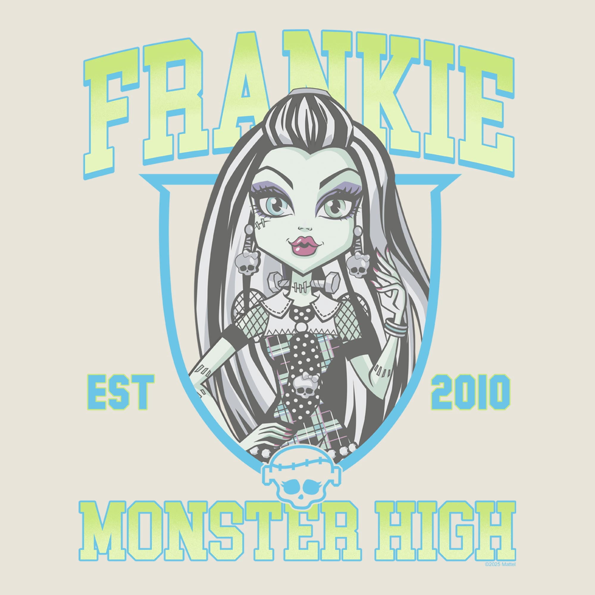 Juniors Monster High Frankie Est 2010 T Shirt
