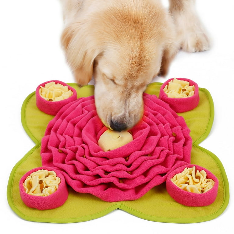 Pet Dog Snuffle Mat Nose Smell Training Sniffing Pad Dog Puzzle Toy Slow  Feeding Bowl Food Dispenser Carpet Washable Dog toys