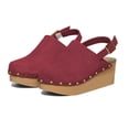 thumbnail image 2 of XYD Women Studded Round Closed Toe Slingback Buckle Sandals Wedge Heel Platform Mule Daily Walking Shoes Size 14 Red, 2 of 4