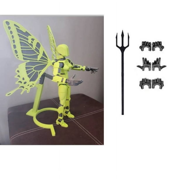Figuras Acción Multiarticuladas Figura Robot 13 Con Múltiples Accesorios