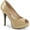 Off-White, variant on Women's Pleaser Pink Label Chloe 01 Peep-Toe Pump