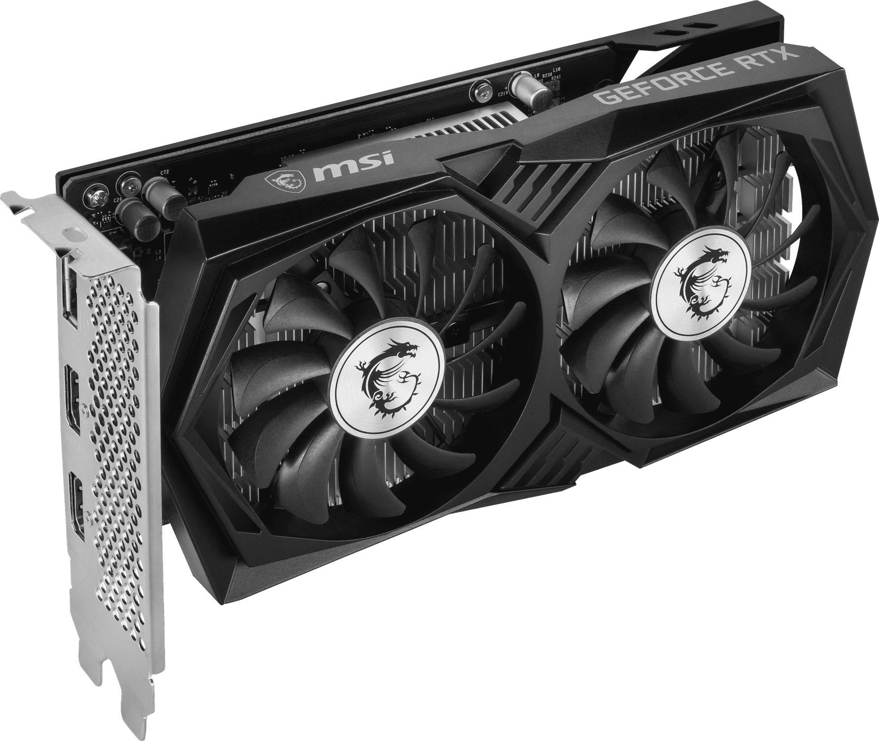 MSI, NVIDIA GeForce RTX 3050 Graphics Card, 6 GB GDDR6, VR Ready