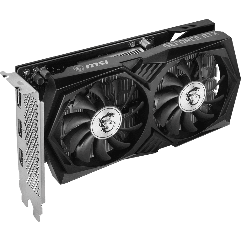 MSI, NVIDIA GeForce RTX 3050 Graphics Card, 6 GB GDDR6, VR Ready