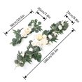 thumbnail image 2 of Wedding Arch Flowers Artificial Floral Swag For Lintel Peony Door Wreath Home Decoration, 2 of 11