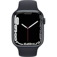 thumbnail image 2 of Remis à Neuf Apple Watch Series 7 Aluminium 45 mm (GPS + Cellulaire) Noir Minuit (Grade B), 2 of 2