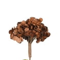 thumbnail image 3 of Vickerman 17" Artificial Mocha Hydrangea Christmas Spray, 3 per bag, 3 of 4