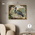 thumbnail image 4 of Bird in Fauna Canvas Print Landscape Art by Art Remedy, Gold Frame, 36 x 30, 4 of 6