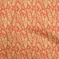 thumbnail image 1 of oneOone Rayon Orange Fabric African Sewing Craft Projects Fabric Prints By Yard 56 Inch Wide, 1 of 4