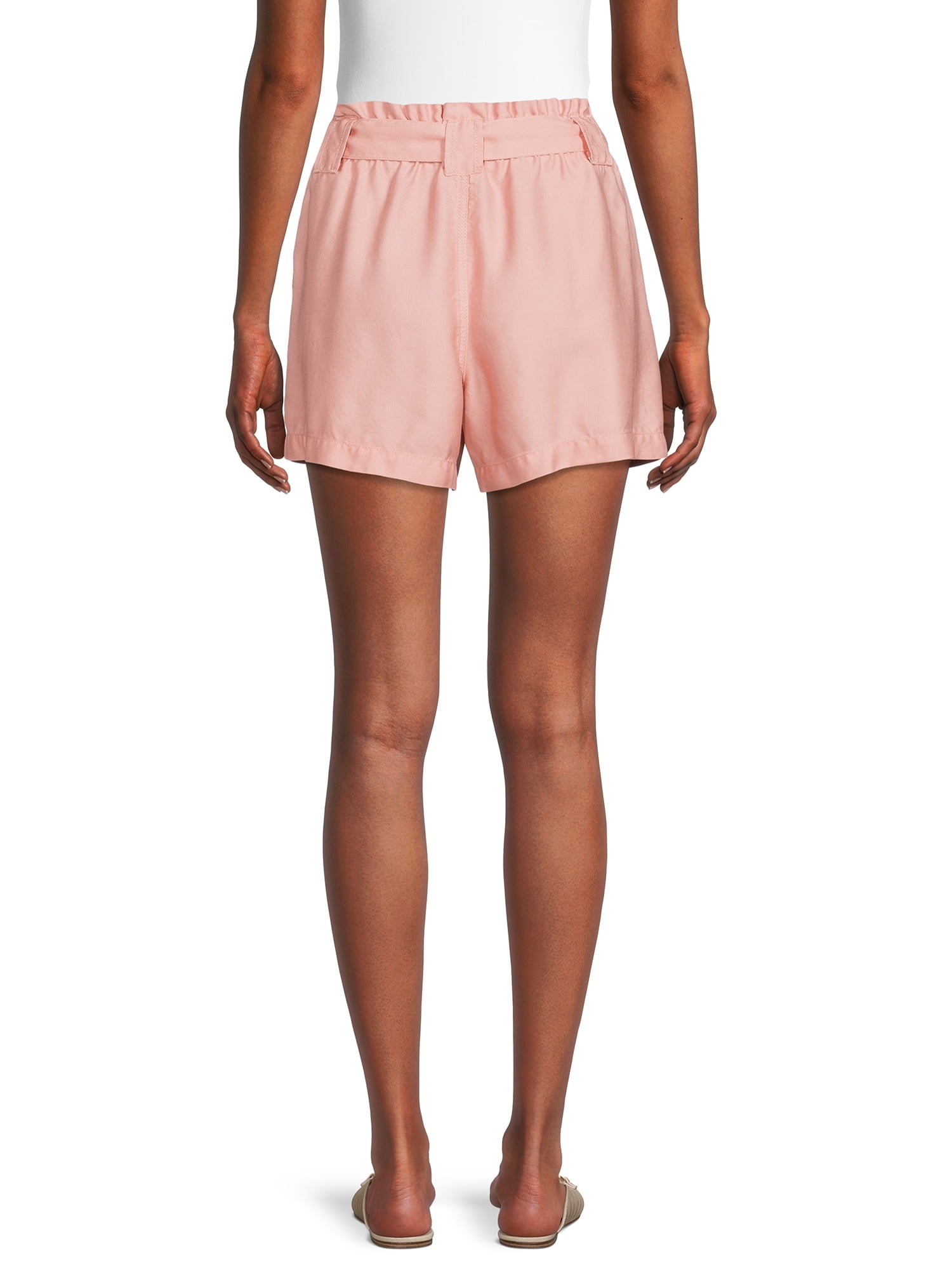 Time and Tru Women's Belted Utility Shorts