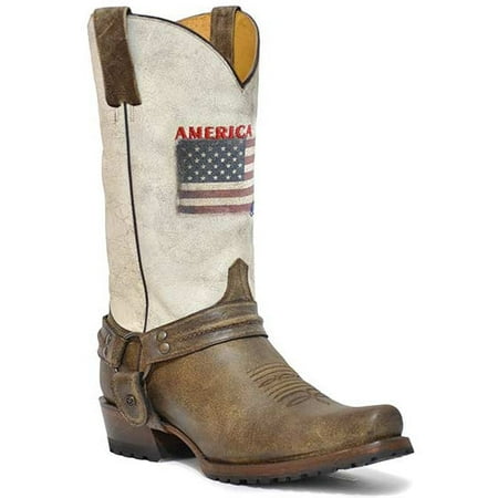 

Men s Roper America Strong Leather Boots Handcrafted Brown