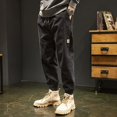 thumbnail image 2 of Pantalones cargo multibolsillos para hombre, pantalones deportivos vintage con cordón de otoño, nuevos pantalones de moda Y2K, pantalones casuales para hombre, 2 of 5