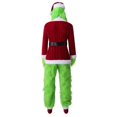 thumbnail image 4 of Disfraces de Halloween 2024 M-4XL de alta calidad, cabello largo, monstruo verde navideño, ropa verde extraña de Jay COS, disfraz peludo de Papá Noel para Navidad, 4 of 5