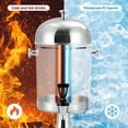thumbnail image 4 of TEQIN 4.4 Gallon Commercial Drink Dispenser, Stainless Steel Beverage Dispenser With Ice Core, Stand & Spigot For Cold Juice, Iced Tea And Lemonade At Parties & Weddings, 4 of 7