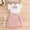 Pink, variant on HOMBOM Big Girls Summer Outfits Solid Color Ruffle Flutter Sleeve Bow Shirt & Sequin Split Skort 2 Piece Sweet Casual Set Age 5-14 Years,Purple,13 Years