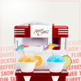 thumbnail image 4 of Snow Cone Shaved Ice Machine - Retro Table-Top Slushie Machine Makes 20 Icy Treats - Includes 2 Reusable Plastic Cups & Ice Scoop - Retro Red, 4 of 5