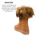 thumbnail image 6 of Journee Collection Womens Zorah Round Toe Pull On Winter Boots, 6 of 6