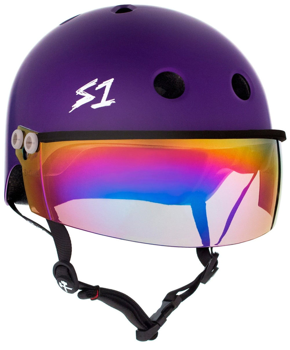 S1 Lifer Visor Helmet GEN 2 Purple Matte w/ Iridium Visor