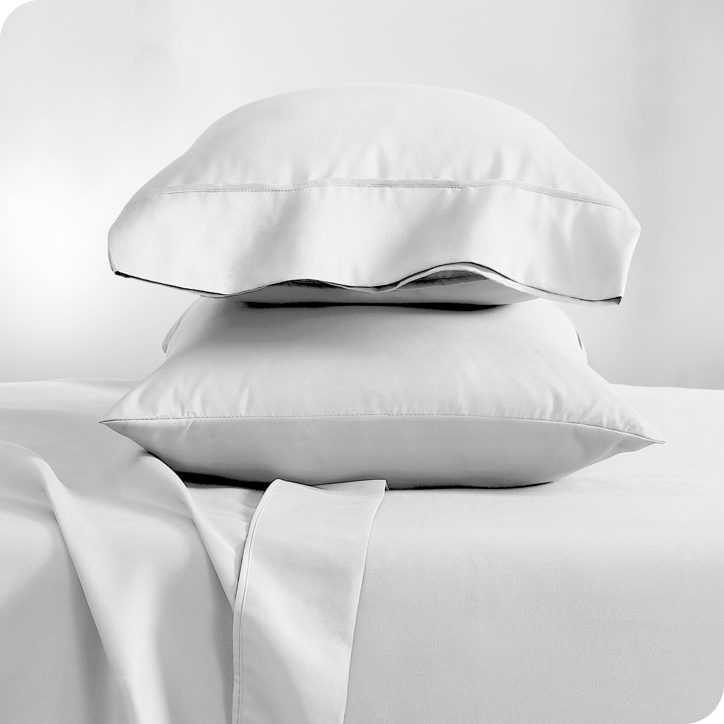 20 X 30 Weaved Collection Standard Size White Pillowcases 12 Pack T-180 ...