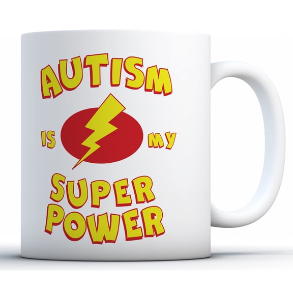 Awkward Styes Autism Is My Super Power Coffee Mugs Autism Awareness Mugs for Men and Women Autism Is My Super Power Tea Cups Support Autism Gifts Autism Awareness Month Autism Gifts Autism Coffee Mug