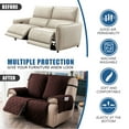 thumbnail image 5 of 100% Waterproof Loveseat Recliner Cover, Non Slip Split Loveseat Covers for Reclining Loveseat with Elastic Straps, Washable Recliner Chair/Furniture Protector for Pets(2 Seater), 5 of 7