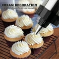 thumbnail image 5 of Professional Stainless Steel Pastry Syringe Biscuit Press Pastry Gun With 13 Biscuit Discs And 8 Nozzles, 5 of 5