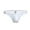White, variant on HUPOM Mens Underwear Boxer Briefs Male Thongs Medium waist Comfort Waist Solid Thong Hot Pink L