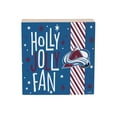 thumbnail image 2 of Colorado Avalanche 6" Holiday Wood Plock Shelf Sign, 2 of 3
