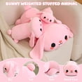 thumbnail image 4 of Almohada de peluche pesada Toy TOYSYM Bunny, 4 of 8