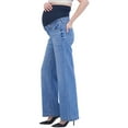 thumbnail image 5 of Time and Tru Maternity Baggy Wide Leg Jean, Sizes S-XXL, 5 of 5
