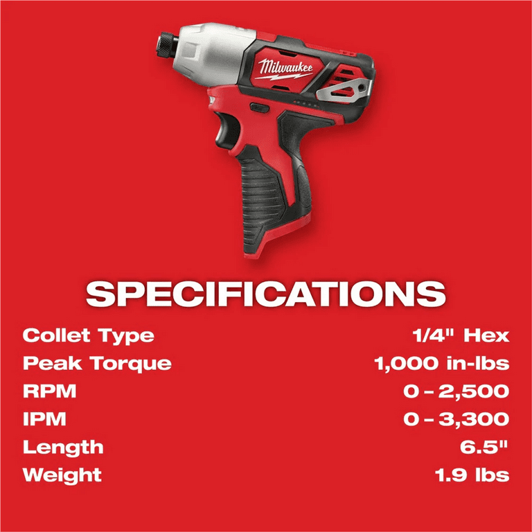 Milwaukee M12 1/4