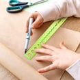 thumbnail image 5 of COM1950s Flexible Bendable Ruler,12 Inch Shatterproof Soft Ruler with Dual Scales,Ideal for Measuring on Irregular Surfaces,Set of Four for Office Home and Craft Use, 5 of 8