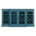 thumbnail image 2 of 63-Inch Teal Blue TV Cabinet with Ample Storage for Organizing Home Scenarios, 2 of 6