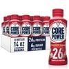 Fairlife Core Power 26g Protein Milk Shakes, Ready To Drink for Workout Recovery, Strawberry Banana, 14 Fl Oz (Pack of 12)