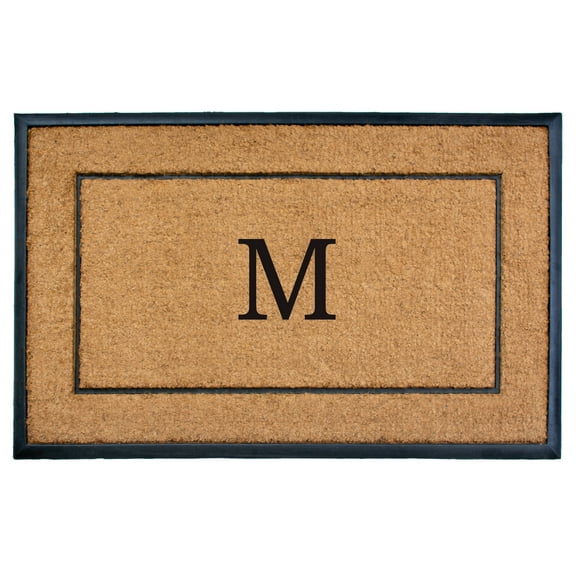 Calloway Mills Traditional Brown, Black, Multi-color Coir Indoor Doormat, 2' x 4'