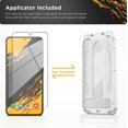 thumbnail image 3 of 2-Pack Screen Protector designed for Samsung Galaxy S23 Tempered Glass - UHD Full Coverage Display Guard, 3 of 5