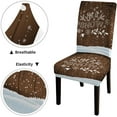 thumbnail image 5 of Dining Room Chair Covers set of 6,Chair Seat Covers Removable Washable Parson Chair Covers for Dining Room,Living Room,Kitchen, 5 of 5