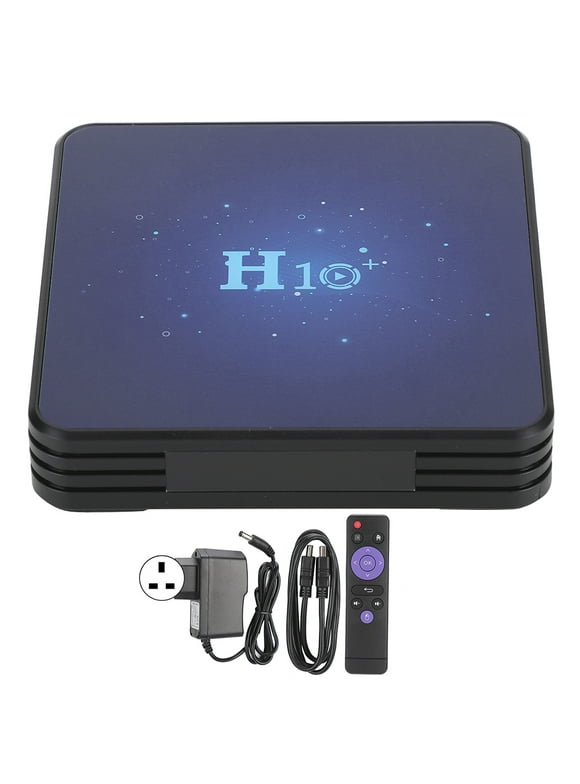 H10+ Net Player Internet TV Box Dual Frequency Digital Display for Android 9.0 100240V