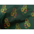 thumbnail image 4 of oneOone Cotton Poplin Fabric Leaves|Swirl & Floral Block Print Sewing Fabric BTY 56 Inch Wide, 4 of 4